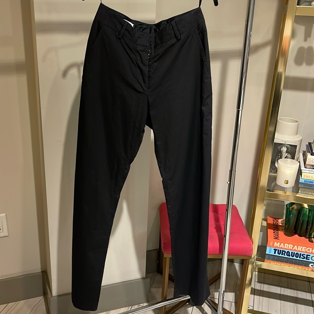 Maison Martin Margiela Black Cotton Pants 40